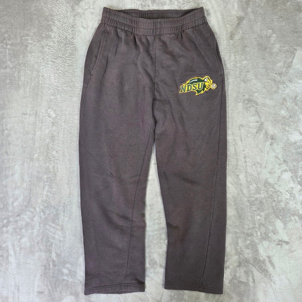 Stadium Athletics NDSU Bison Mens Gray Sweatpants Embroidered Size M Sports